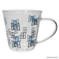 Japan Moomin Glass Teacup - Moomintroll