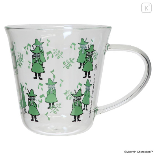 Japan Moomin Glass Teacup - Snufkin - 1