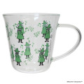 Japan Moomin Glass Teacup - Snufkin - 1