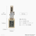 Japan Moomin Digital Clock & Temperature & Humidity Watch - Hattifatteners : Beige - 4