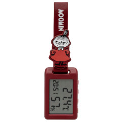 Japan Moomin Digital Clock & Temperature & Humidity Watch - Little My : Red