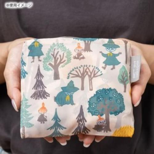 Japan Moomin Eco Shopping Bag - Snufkin : Beige - 4