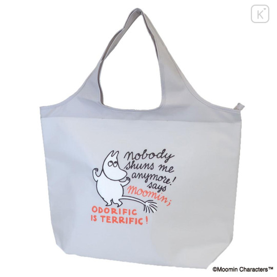 Japan Moomin Insulated Shopping Bag (M) - Moomintroll : Gray - 1
