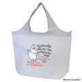 Japan Moomin Insulated Shopping Bag (M) - Moomintroll : Gray - 1