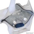 Japan Moomin Insulated Shopping Bag (M) - Moomintroll : Gray - 3
