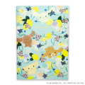 Japan Sanrio × Tomoko Hayashi A5 Notebook - Cinnamoroll : Botanical Floral Gold Foil Stamping - 1