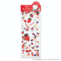 Japan Sanrio × Tomoko Hayashi Puffy Sticker - Hello Kitty : Fun with Friends - 1