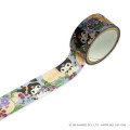 Japan Sanrio × Tomoko Hayashi Washi Masking Tape - Kuromi : Botanical Floral - 2