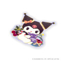 Japan Sanrio × Tomoko Hayashi Die-Cut Sticker - Kuromi : Botanical Floral - 2