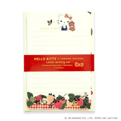 Japan Sanrio × Tomoko Hayashi Letter Set - Hello Kitty : Botanical Floral