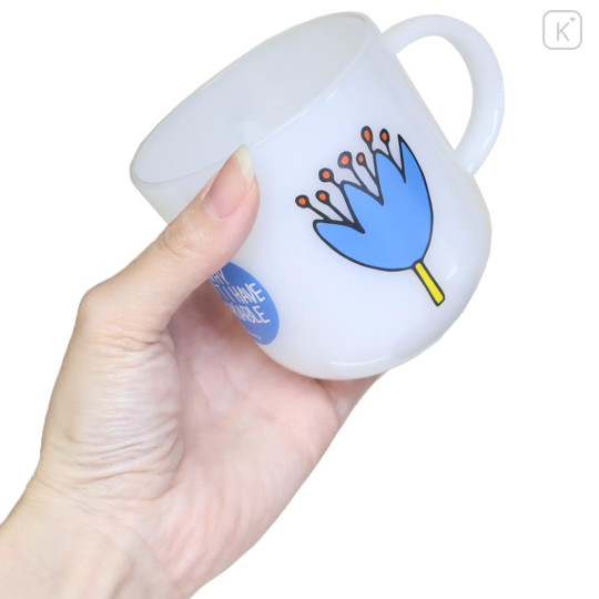 Japan Moomin Milky White Heat-Resistant Glass Mug - Moomintroll - 2