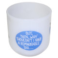 Japan Moomin Milky White Heat-Resistant Glass Mug - Moomintroll - 3