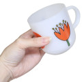 Japan Moomin Milky White Heat-Resistant Glass Mug - Little My - 2