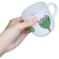 Japan Moomin Milky White Heat-Resistant Glass Mug - Snufkin - 2