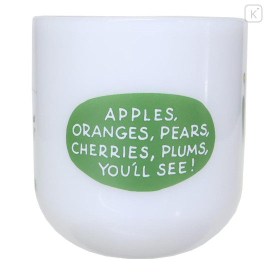Japan Moomin Milky White Heat-Resistant Glass Mug - Snufkin - 3