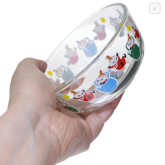 Japan Moomin Deep Glass Bowl - Little My : Sliding - 2