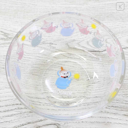 Japan Moomin Deep Glass Bowl - Little My : Sliding - 3