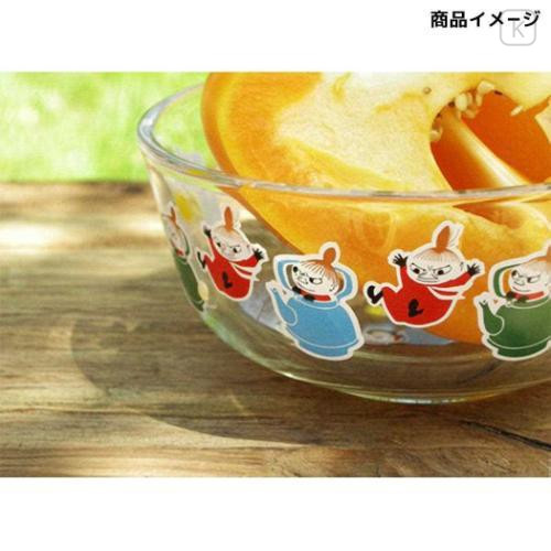 Japan Moomin Deep Glass Bowl - Little My : Sliding - 4