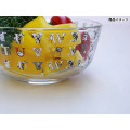 Japan Moomin Deep Glass Bowl - Moomin : Alphabet - 3