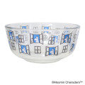 Japan Moomin Deep Glass Bowl - Moomintroll : Window - 1
