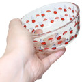 Japan Moomin Deep Glass Bowl - Little My : Umbrella - 2