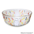Japan Moomin Deep Glass Bowl - Moomintroll : Footprint - 1