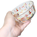 Japan Moomin Deep Glass Bowl - Moomintroll : Footprint - 2