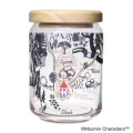 Japan Moomin Wooden Lid Glass Canister - Moomin : Map - 2
