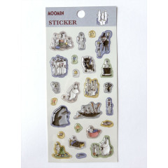 Japan Moomin 3D Hard Epoxy Sticker - Hattifatteners