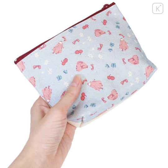 Japan Moomin Boat-Shaped Pouch - Little My & Ninny - 2