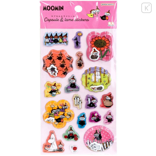 Japan Moomin Capsule & Glitter Stickers - Little My - 1