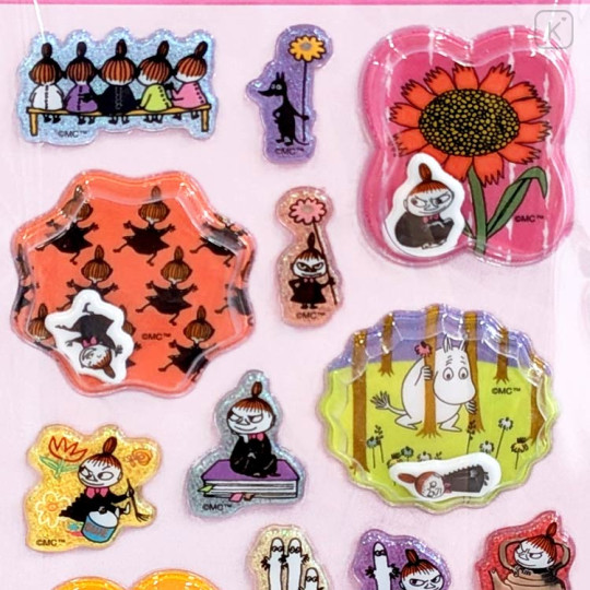 Japan Moomin Capsule & Glitter Stickers - Little My - 2