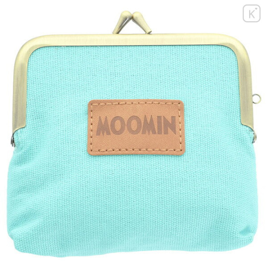 Japan Moomin Embroidery Coin Purse - Moomintroll : Ocean - 2