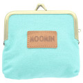 Japan Moomin Embroidery Coin Purse - Moomintroll : Ocean - 2