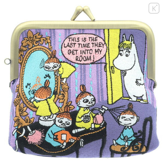 Japan Moomin Embroidery Coin Purse - Little My : Room - 1