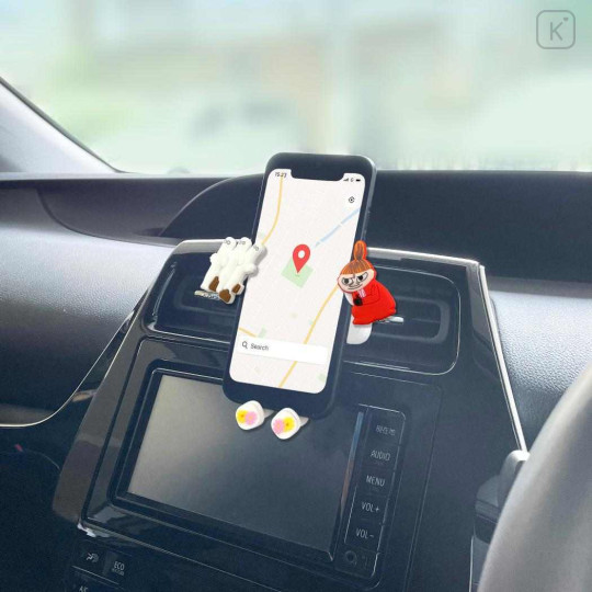Japan Moomin Car Interior Smartphone Holder - Hattifatteners & Little My - 4