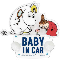 Japan Moomin Car Swing Safety Sign - Little My & Moomintroll