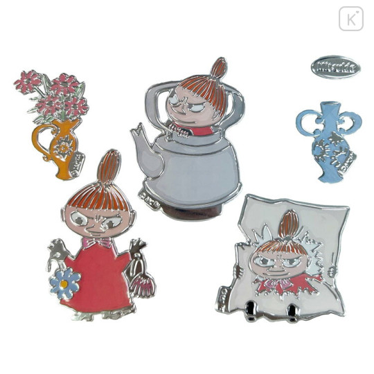Japan Moomin Big Charm Sticker - Little My - 1