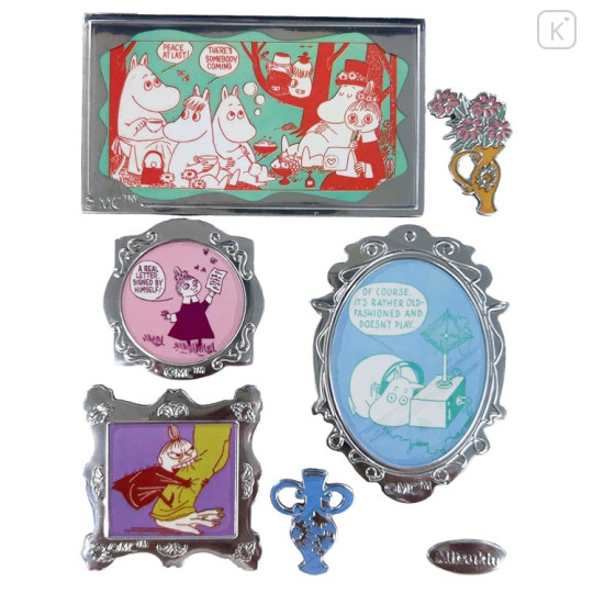 Japan Moomin Big Charm Sticker - Moomintroll - 1