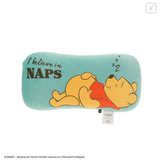 Japan Disney Lumbar Support Cushion - Pooh : Naps - 1