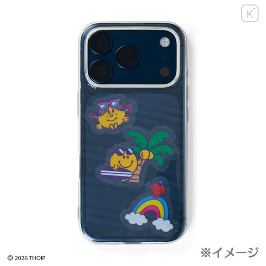 Japan Sanrio Original Sticker Set - Mr. Men & Little Miss : Cheerful Typographic - 6