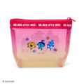 Japan Sanrio Original Clear Pouch - Mr. Men & Little Miss : Cheerful Typographic Pink - 2
