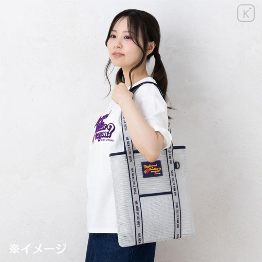 Japan Sanrio Original Tote Bag - Mr. Men & Little Miss : Cheerful Typographic - 5