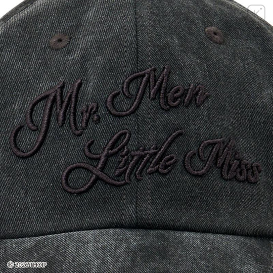 Japan Sanrio Original Cap - Mr. Men & Little Miss : Gray - 4