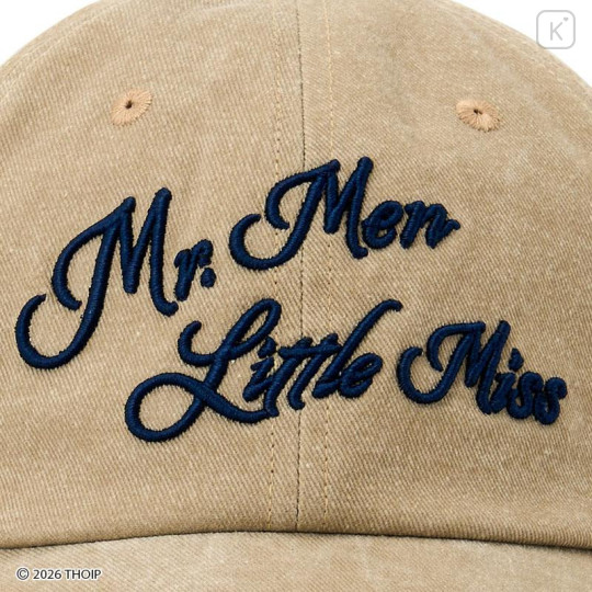 Japan Sanrio Original Cap - Mr. Men & Little Miss : Beige - 4