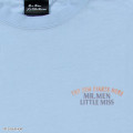 Japan Sanrio Original T-Shirt - Mr. Men & Little Miss : Everyone Light Blue - 3
