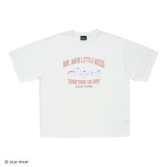 Japan Sanrio Original T-Shirt - Mr. Men & Little Miss : White