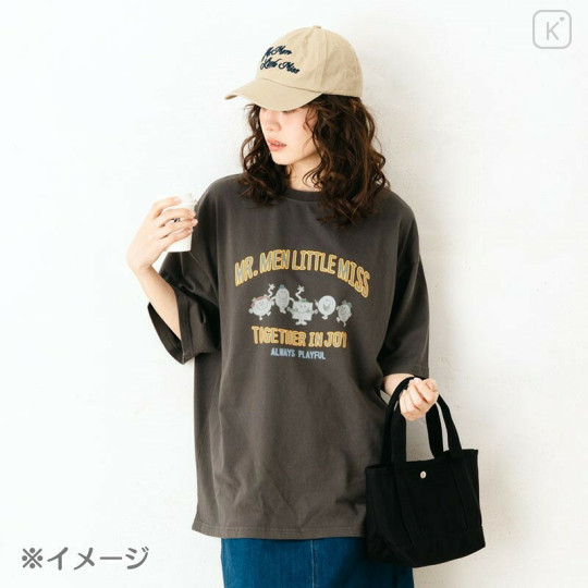 Japan Sanrio Original T-Shirt - Mr. Men & Little Miss : White - 3