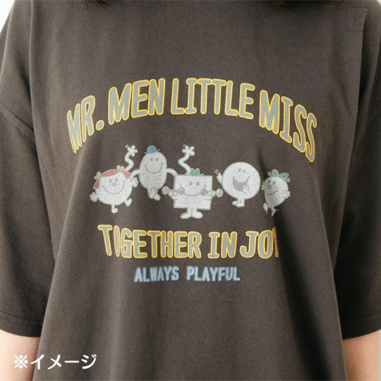 Japan Sanrio Original T-Shirt - Mr. Men & Little Miss : White - 6