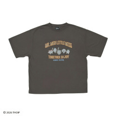 Japan Sanrio Original T-Shirt - Mr. Men & Little Miss : Gray